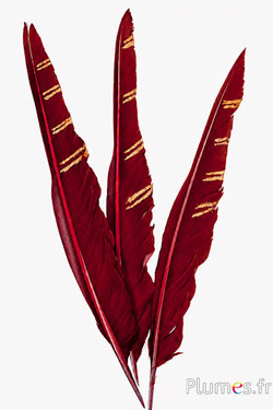 Schwan mit Kupfer-Glitter - 26-31 cm - aztekengold